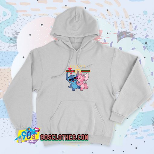 Stitch Angel Kiss Gucci Vintage Hoodie