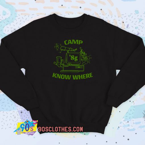 Stranger Things Camp Know Where Sweatshirt Style