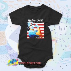 Strong Nurse America We Can Do It Cool Baby Onesie