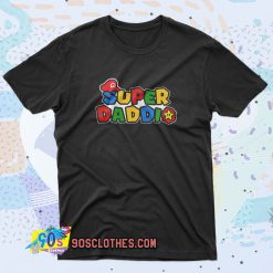 Super Daddio Mario Bros Retro T Shirt