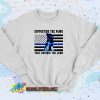 Supporting The Paws That Enforce The Laws Retro Sweatshirt