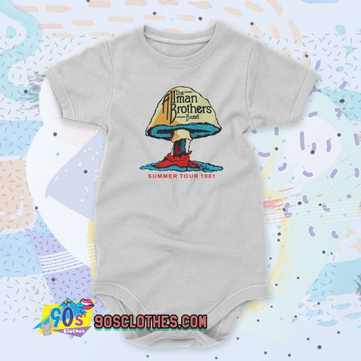 The Allman Brothers Summer Tour 81 Baby Onesie