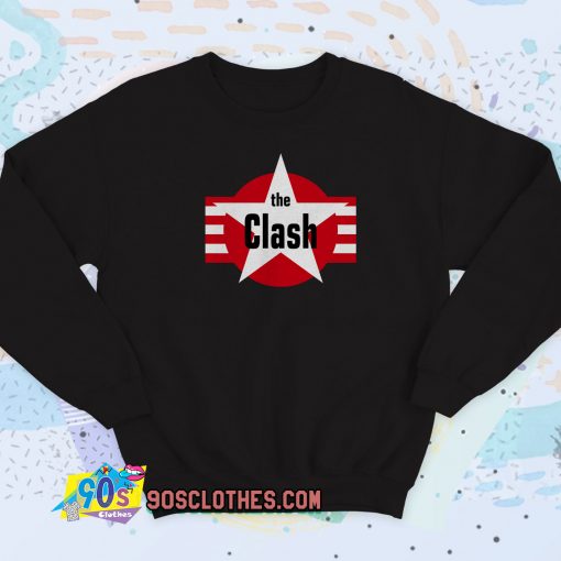 The Clash Star And Stripes Magnet Sweatshirt Style