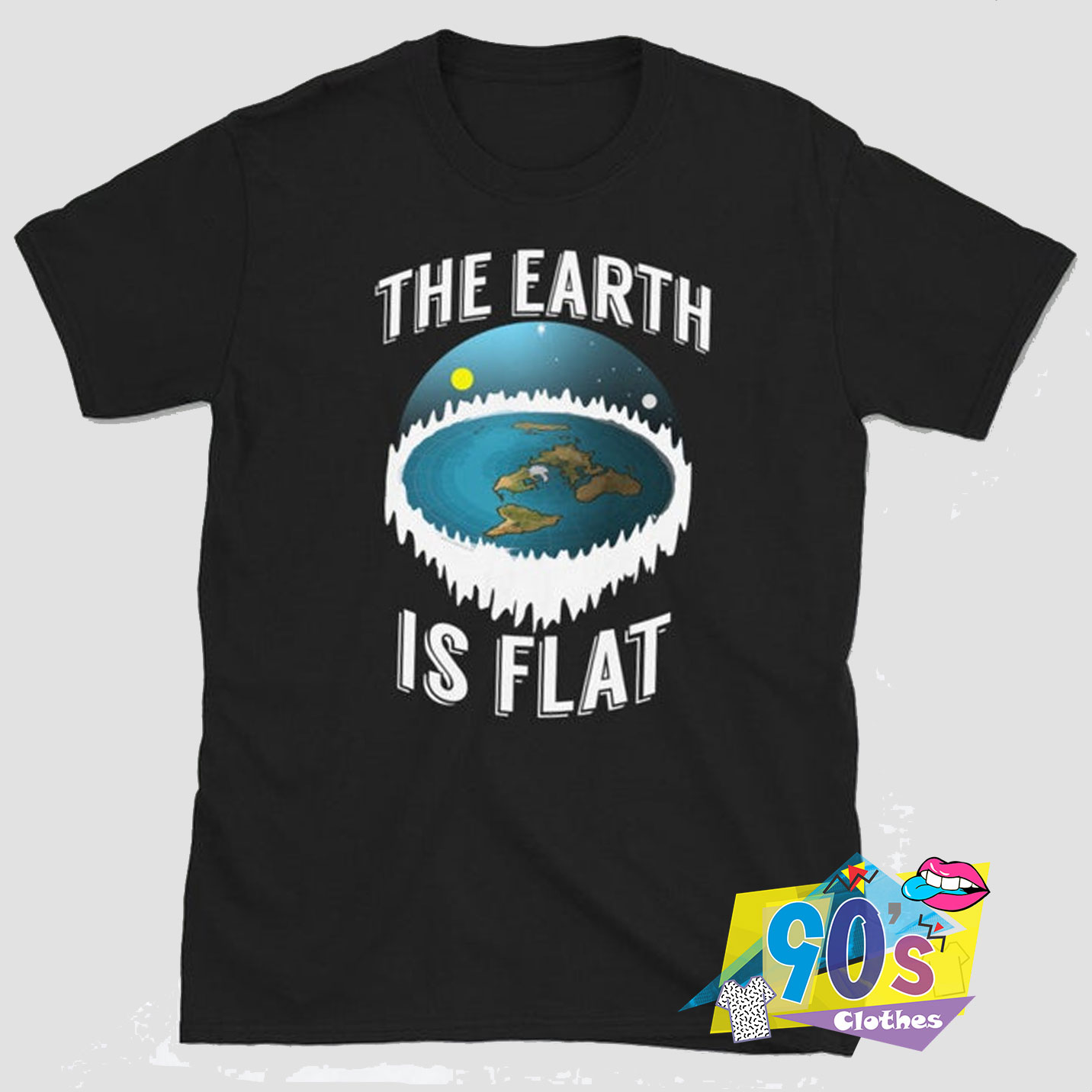 world is flat t shirt