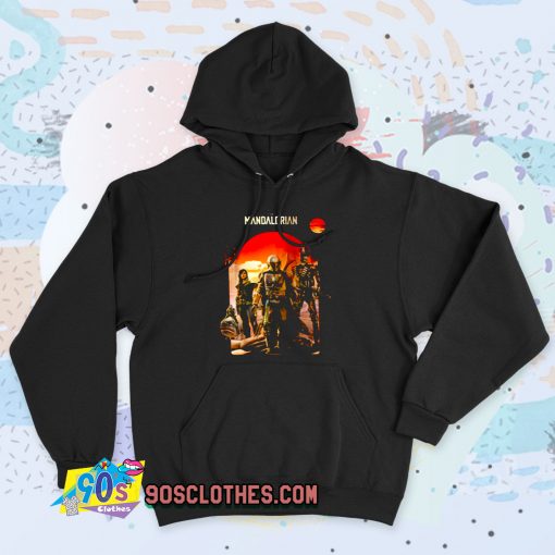 The Mandalorian Vintage Movie 90s Hoodie