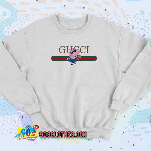 Thug Life Peppa Pig Parody Sweatshirt Style