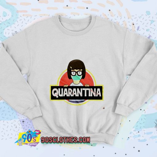 Tina Beltcher Save Corona Virus Retro Sweatshirt