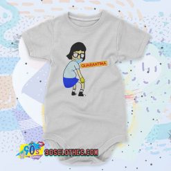 Tina Burger Quarantina Custom Baby Onesie