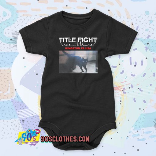 Title Fight Kingston Cat Baby Onesie