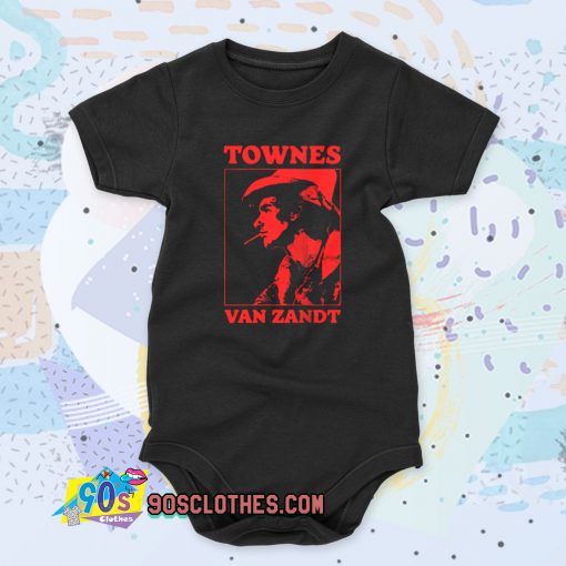 Townes Van Zandt Cool Baby Onesie