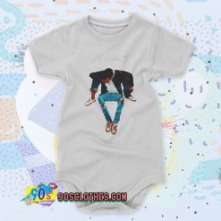 Travis Scott La Flame Custom Baby Onesie