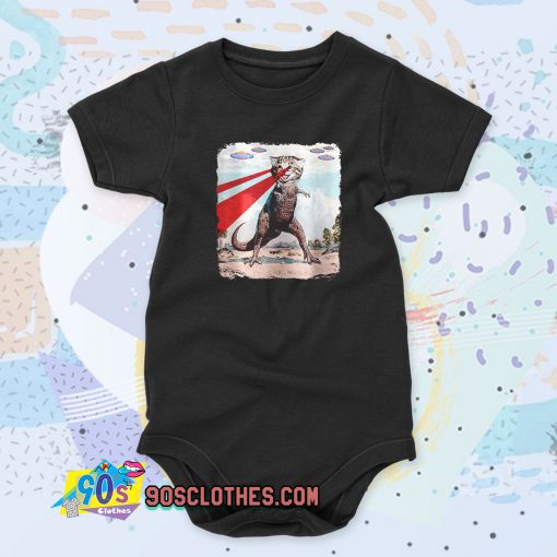 UFO Laser Cat Baby Onesie