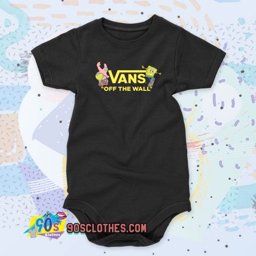 Vans Spongebob Squarepants Collaboration Yellow Baby Onesie