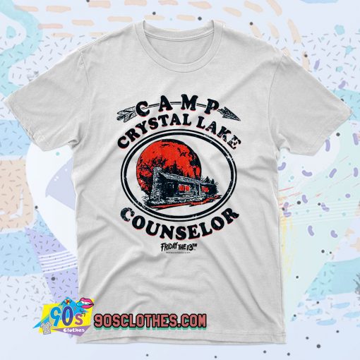 Vintage Camp Crystal Lake Counselor 90s T Shirt Style