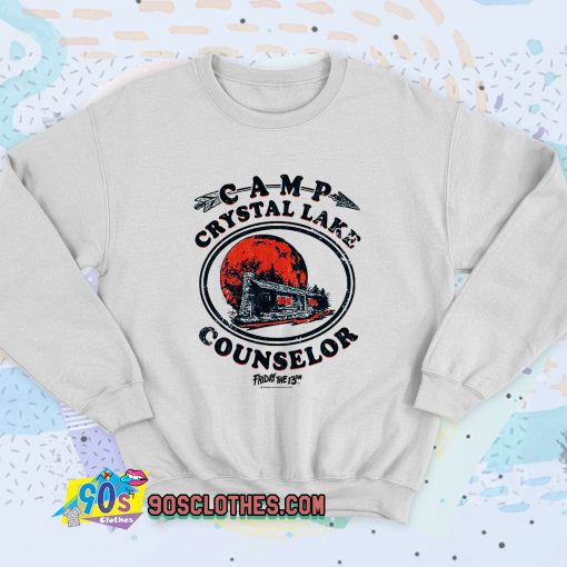 Vintage Camp Crystal Lake Counselor Sweatshirt Style