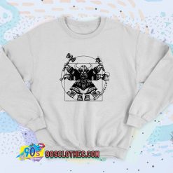 Vitruvian Dwarf White Sweatshirt Style