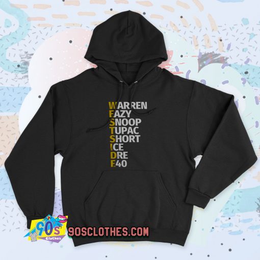 Westside Rap Tupac Dre E40 Snoop 90s Hoodie