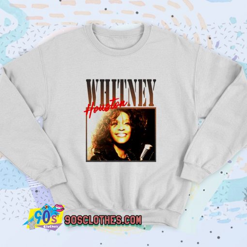 Whitney Houston Biography Retro Sweatshirt