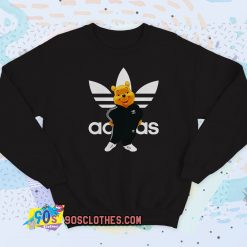 Winnie Pooh Adidas Parody Sweatshirt Style