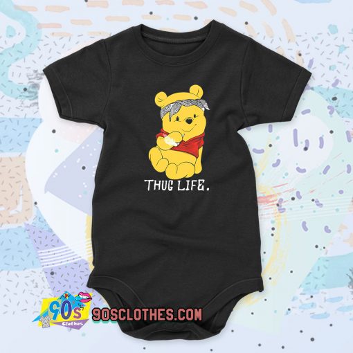 Winnie The Pooh Thug Life Baby Onesie