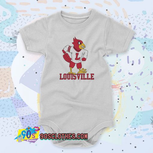 louisville cardinals Vintage Baby Onesie