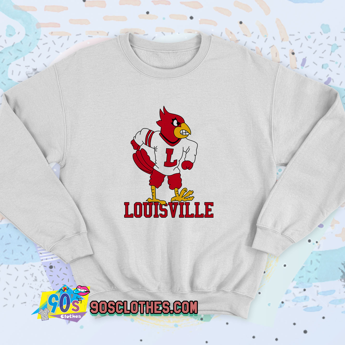 Vintage Louisville Cardinals Sweatshirt University Football Fan Shirt Gifts  Louisville Fans - Bluefink