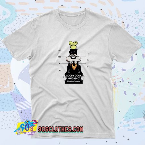 90s Disney Goofy Goof Mugshot T shirt