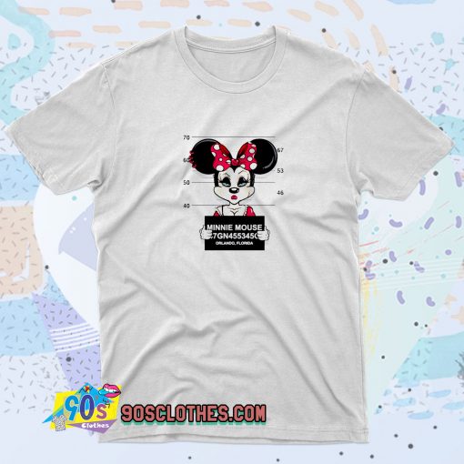 90s Disney Minnie Mouse Mugshot T shirt