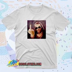 90s Jesus Hates You Middle Finger T shirt