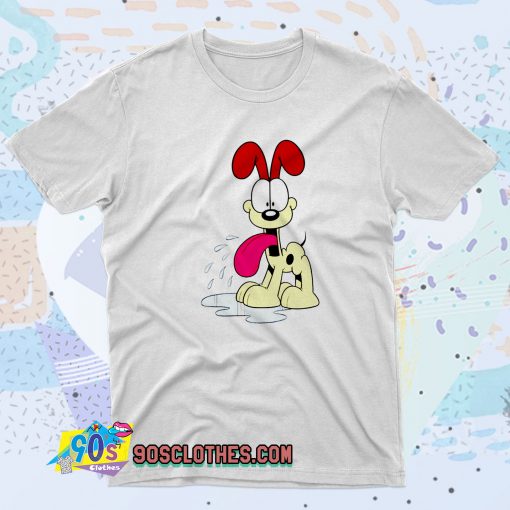 90s Odie Garfield Dog Beagle T shirt