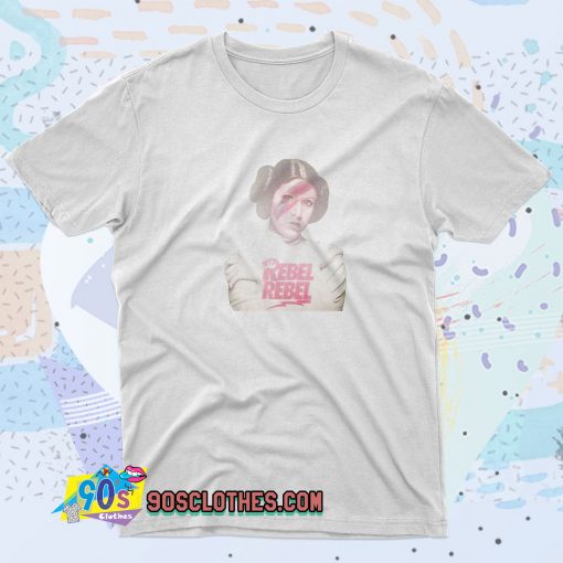 90s Princess Leia Rebel David Bowie Star Wars T shirt