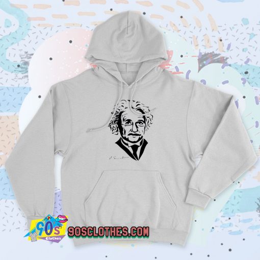 Albert Einstein Scientist Inventor 90s Hoodie