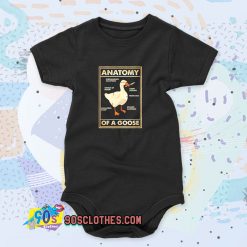 Anatomy of A Goose Quote Baby Onesie