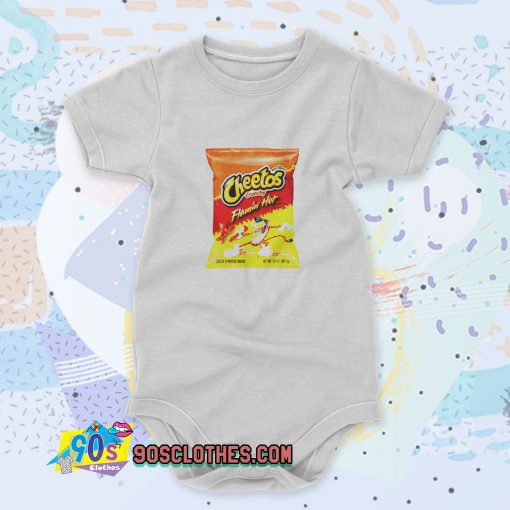 Cheetos Flamin Hot Cute Baby Onesies