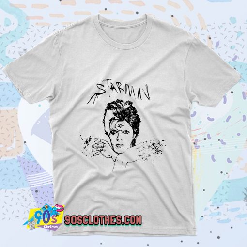 David Bowie Starman Fashionable T shirt