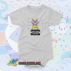 Disney Daisy Duck Mugshot Cute Baby Onesies