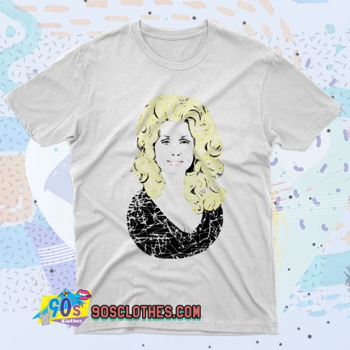 Dolly Parton Illustration Art Fashionable T shirt