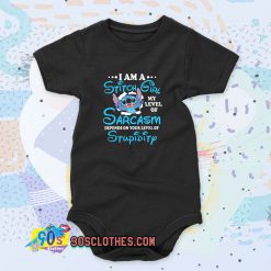 Im A Stitch Girl Disney Quote Baby Onesie