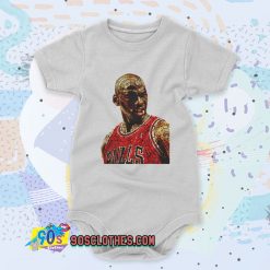 Michael Jordan Fan Art Cute Baby Onesies