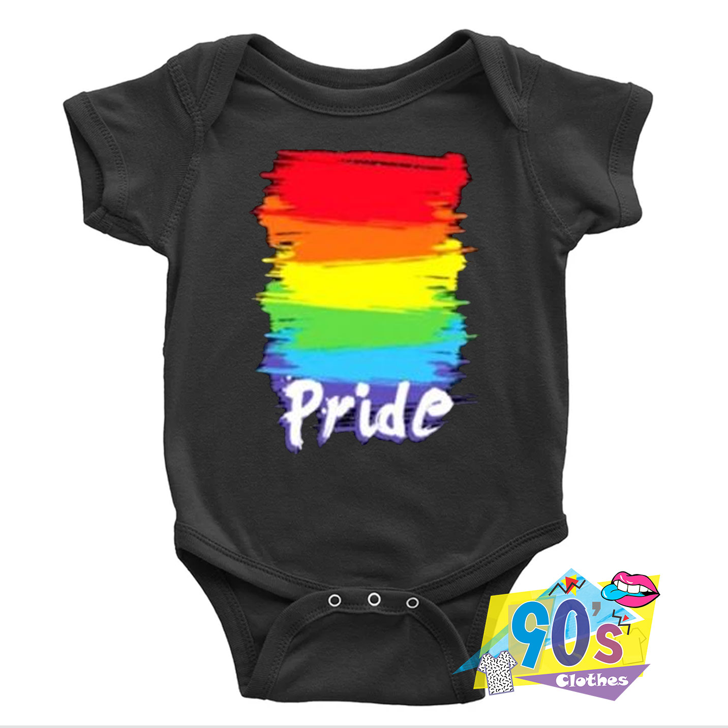 Pride Rainbow Baby Onesie, Baby Clothes - 90sclothes.com
