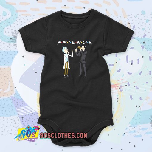 Rick and Archer Drink Wine Friend Quote Baby Onesie