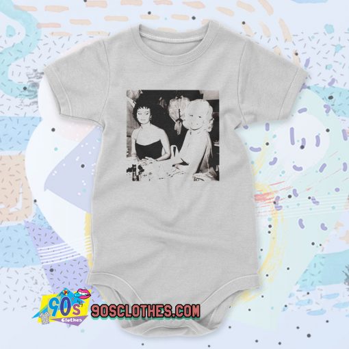 Sophia Loren Staring at Jayne Mansfields Boobs Cute Baby Onesies