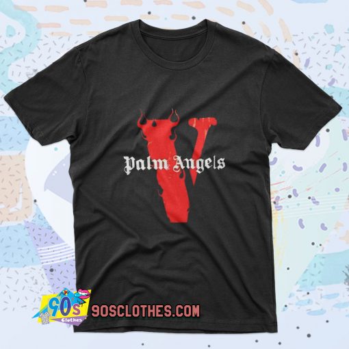 Vlone X Palm Angels Saying T Shirt