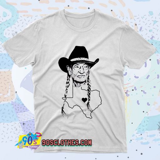 Willie Nelson Texas Love Fashionable T shirt