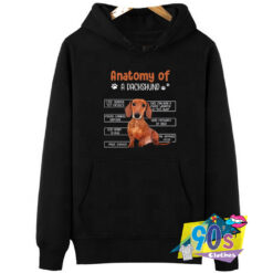 Anatomy Of A Dachshund Hoodie