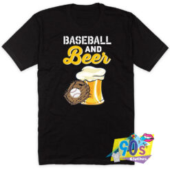 Baseball And Beer Drinking Party T Shirt