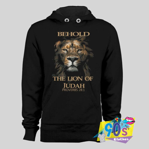 Behold The Lion Of Judah Hoodie