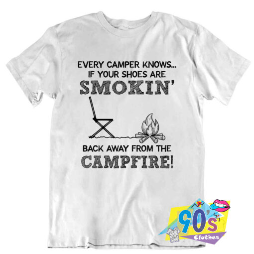 Campfire Chair Smokin T Shirt