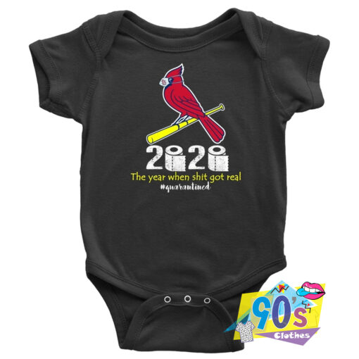 Cardinal 2020 Quarantined Baby Onesie