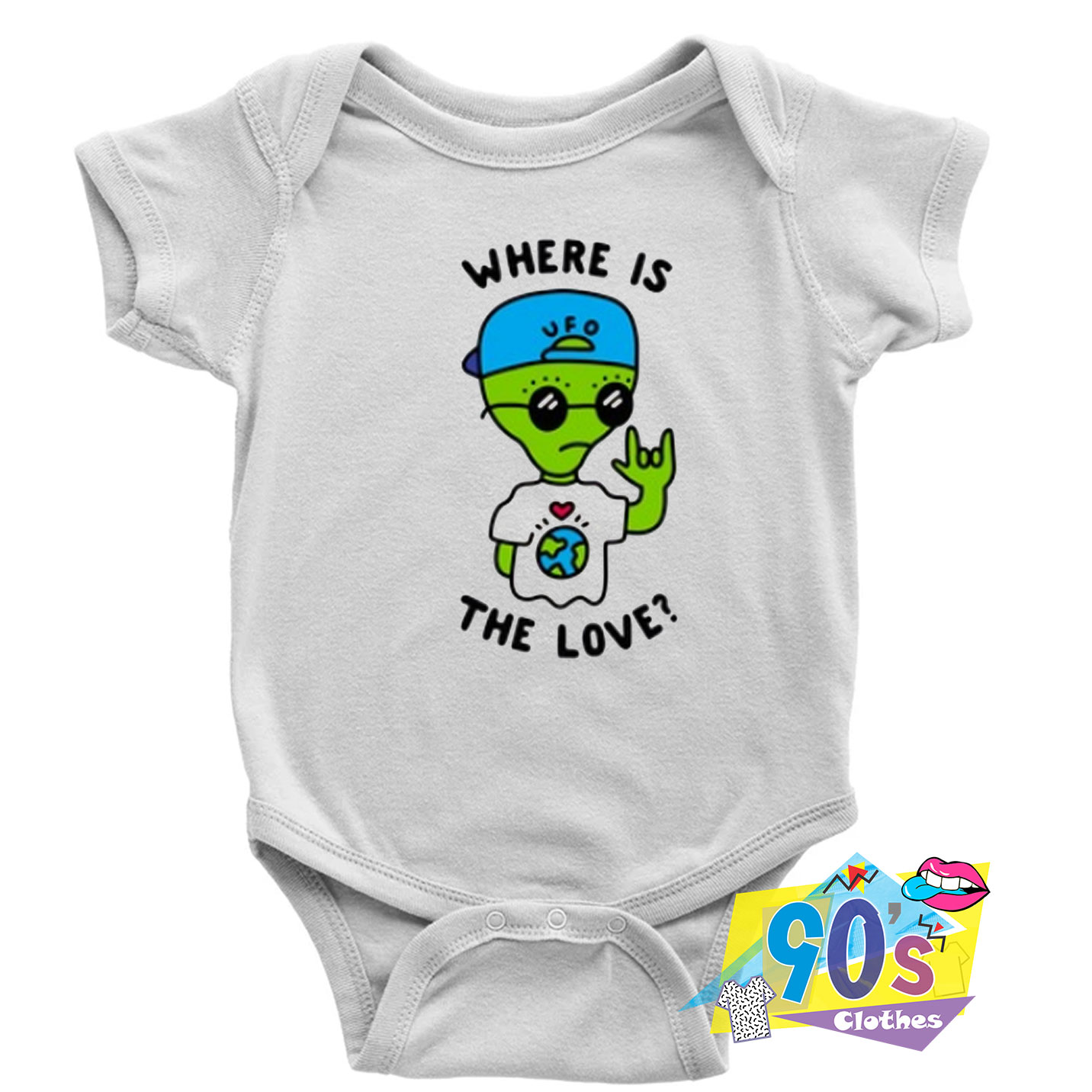 alien onesie baby